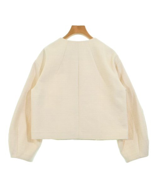 UNITED ARROWS（ユナイテッドアローズ）ノーカラージャケット 白 サイズ:36(S位) レディース/2200673782045