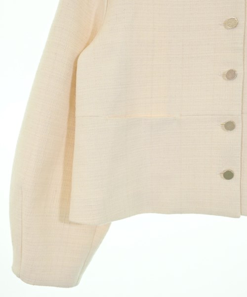 UNITED ARROWS（ユナイテッドアローズ）ノーカラージャケット 白 サイズ:36(S位) レディース/2200673782045