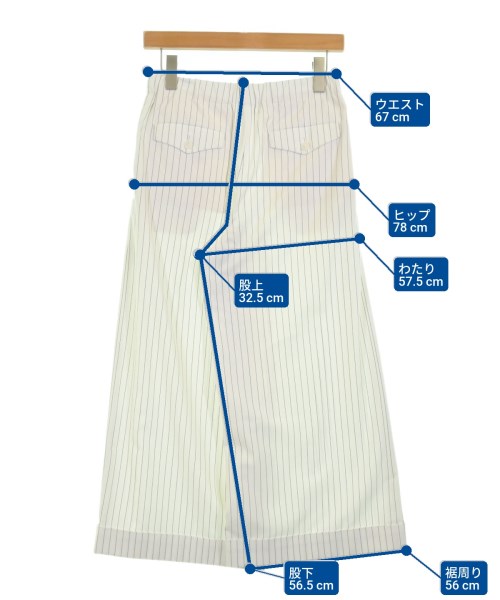 UNITED ARROWS（ユナイテッドアローズ）スラックス 白 サイズ:38(M位) レディース/2200680095022