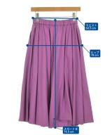 UNITED ARROWS（ユナイテッドアローズ）ロング・マキシ丈スカート 紫 サイズ:38(M位) レディース/2200680095039
