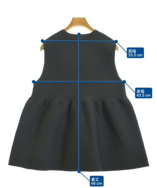 UNITED ARROWS（ユナイテッドアローズ）ベスト/ノースリーブ 黒 サイズ:F レディース/2200677202068