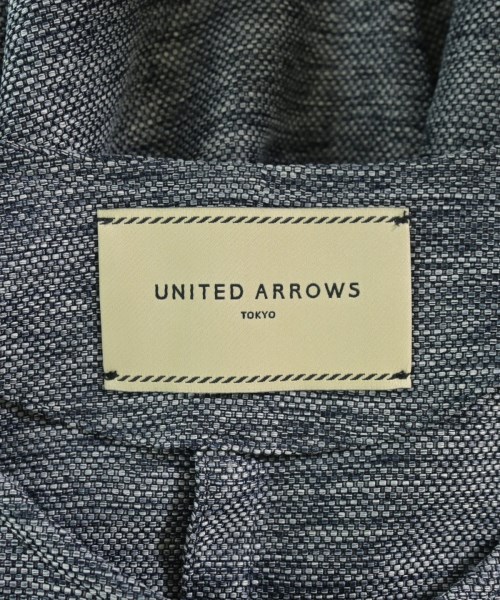 UNITED ARROWS（ユナイテッドアローズ）ノーカラージャケット 青 サイズ:38(M位) レディース/2200675593014