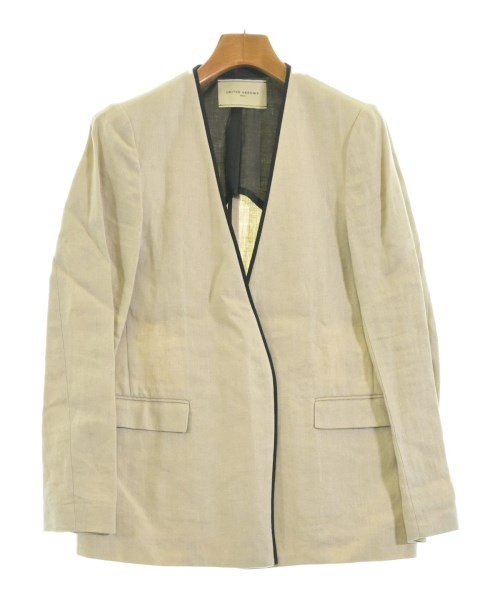 UNITED ARROWS(ユナイテッドアローズ)ノーカラージャケット ベージュ サイズ:36(S位)/2200680769107
