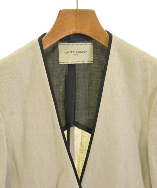 UNITED ARROWS（ユナイテッドアローズ）ノーカラージャケット ベージュ サイズ:36(S位) レディース/2200680769107
