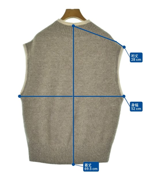 UNITED ARROWS（ユナイテッドアローズ）ベスト ベージュ サイズ:F レディース/2200677378077