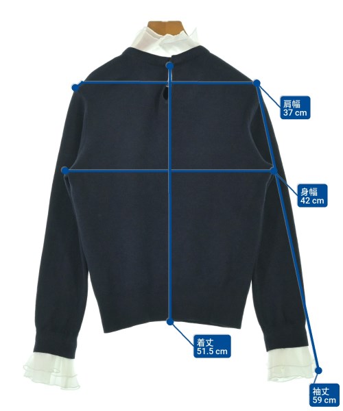 UNITED ARROWS（ユナイテッドアローズ）ニット・セーター 紺 サイズ:-(L位) レディース/2200679159070