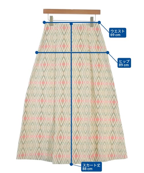 UNITED ARROWS（ユナイテッドアローズ）ロング・マキシ丈スカート その他（柄物・カラフル） サイズ:38(M位) レディース/2200677801056