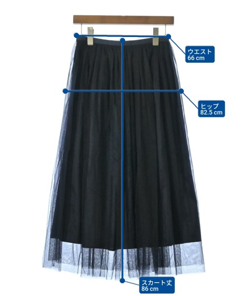 UNITED ARROWS（ユナイテッドアローズ）ロング・マキシ丈スカート 黒 サイズ:36(S位) レディース/2200665513077