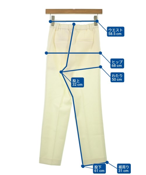UNITED ARROWS（ユナイテッドアローズ）スラックス 白 サイズ:34(XS位) レディース/2200667918016
