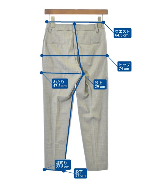 UNITED ARROWS（ユナイテッドアローズ）クロップドパンツ グレー サイズ:32(XXS位) レディース/2200667918085