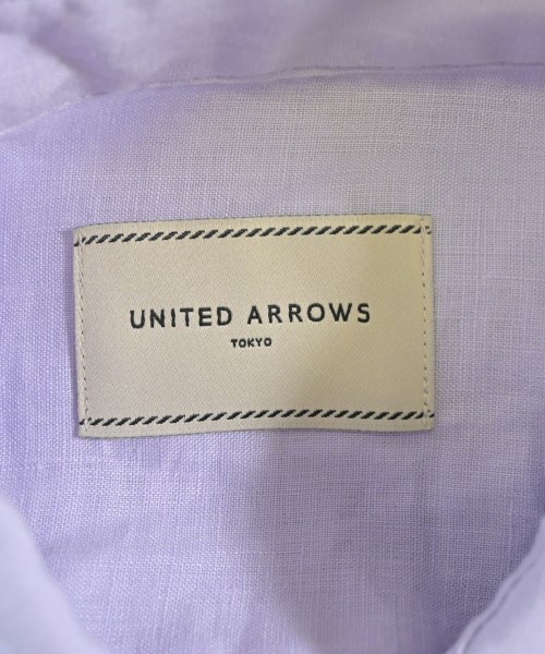 UNITED ARROWS（ユナイテッドアローズ）シャツワンピース 紫 サイズ:36(S位) レディース/2200676897050