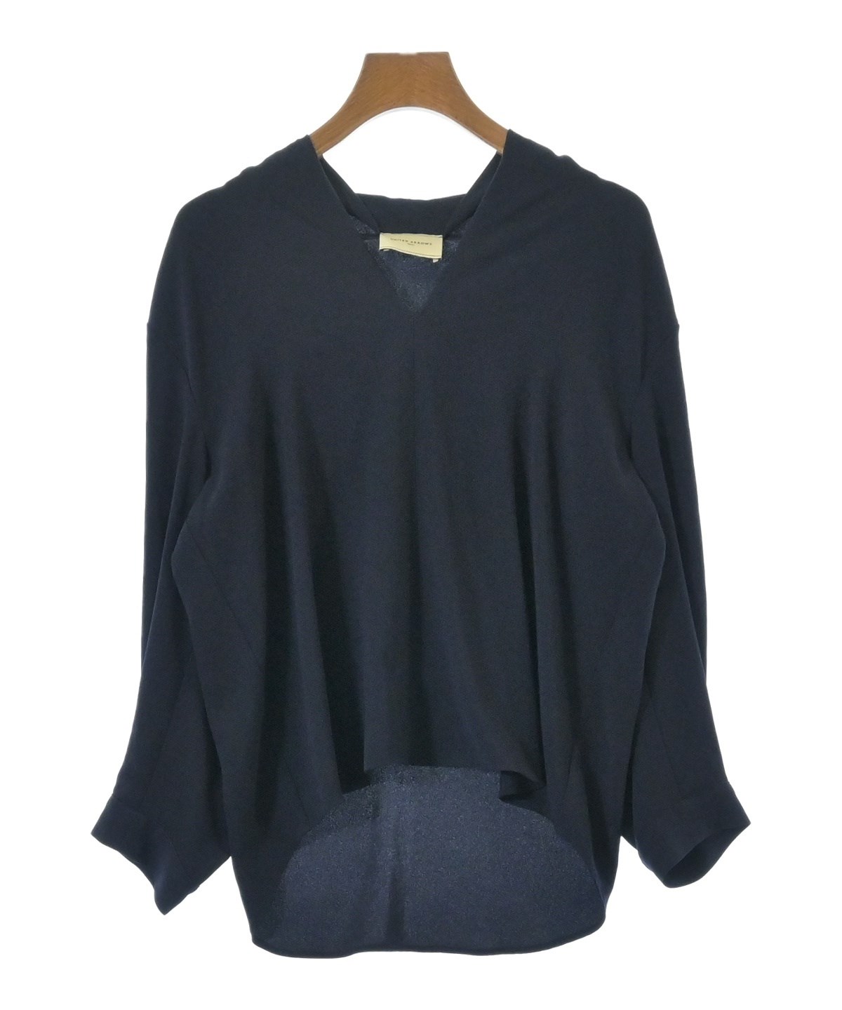 UNITED ARROWS ユナイテッドアローズ ブラウス S 青 【古着】【中古】【送料無料】 中古・古着通販】UNITED ARROWS (ユナイテッドアローズ) 半袖