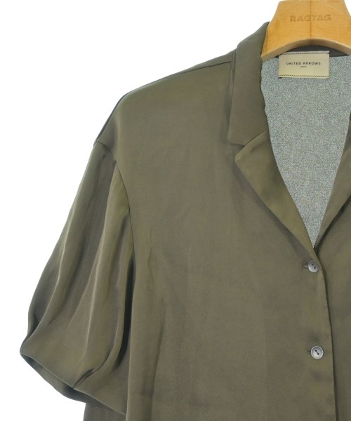 UNITED ARROWS（ユナイテッドアローズ）ブラウス カーキ サイズ:36(S位) レディース/2200687621101