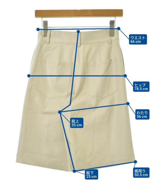 UNITED ARROWS（ユナイテッドアローズ）ショートパンツ 白 サイズ:36(S位) レディース/2200689335051