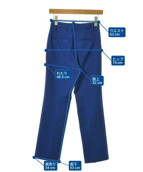 UNITED ARROWS（ユナイテッドアローズ）スラックス 青 サイズ:36(S位) レディース/2200691112022