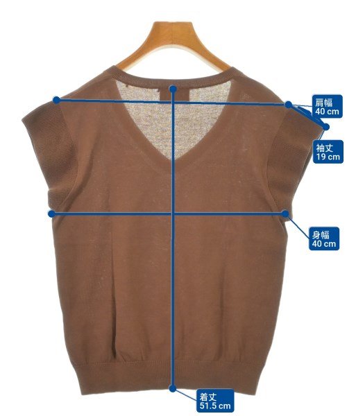 UNITED ARROWS（ユナイテッドアローズ）ニット・セーター 茶 サイズ:-(M位) レディース/2200693899068