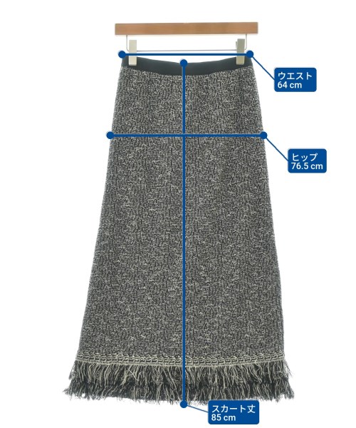 UNITED ARROWS（ユナイテッドアローズ）ロング・マキシ丈スカート 黒 サイズ:F レディース/2200694098026