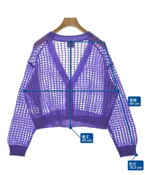 UNITED ARROWS（ユナイテッドアローズ）カーディガン 紫 サイズ:-(M位) レディース/2200688957094