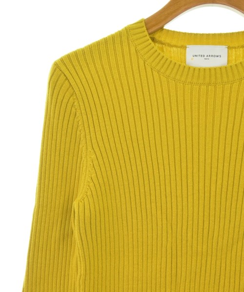 UNITED ARROWS（ユナイテッドアローズ）ニット・セーター 黄 サイズ:-(M位) レディース/2200689938047