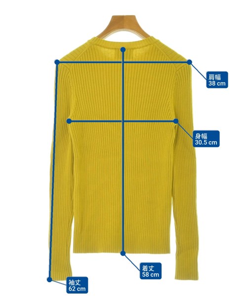 UNITED ARROWS（ユナイテッドアローズ）ニット・セーター 黄 サイズ:-(M位) レディース/2200689938047