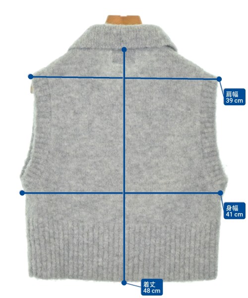 UNITED ARROWS（ユナイテッドアローズ）ベスト/ノースリーブ グレー サイズ:F レディース/2200694495030