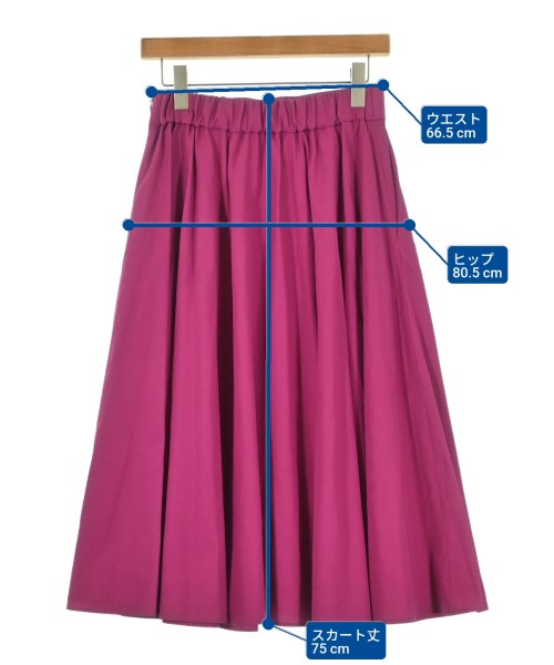 UNITED ARROWS（ユナイテッドアローズ）ロング・マキシ丈スカート ピンク サイズ:38(M位) レディース/2200690195088