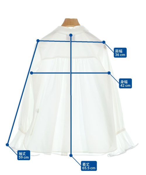 UNITED ARROWS（ユナイテッドアローズ）ブラウス 白 サイズ:F レディース/2200695068035