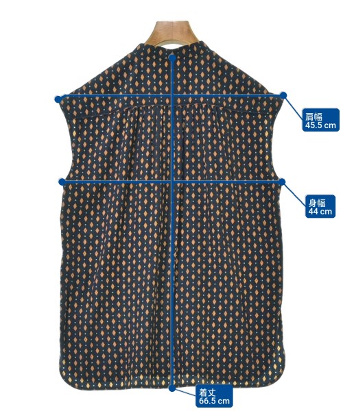 UNITED ARROWS（ユナイテッドアローズ）ブラウス 紺 サイズ:36(S位) レディース/2200691011080