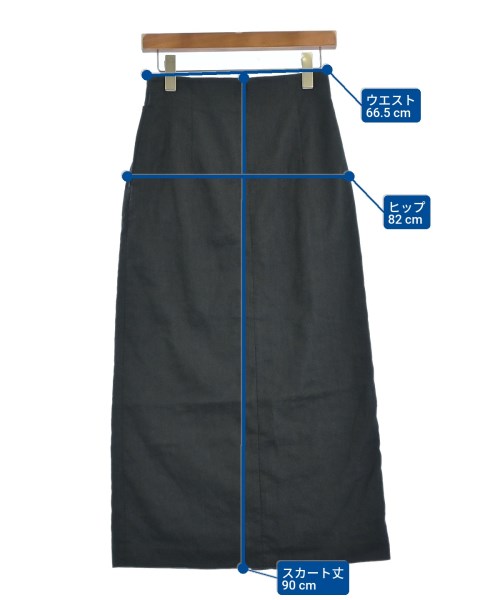 UNITED ARROWS（ユナイテッドアローズ）ロング・マキシ丈スカート 紺 サイズ:38(M位) レディース/2200689229077