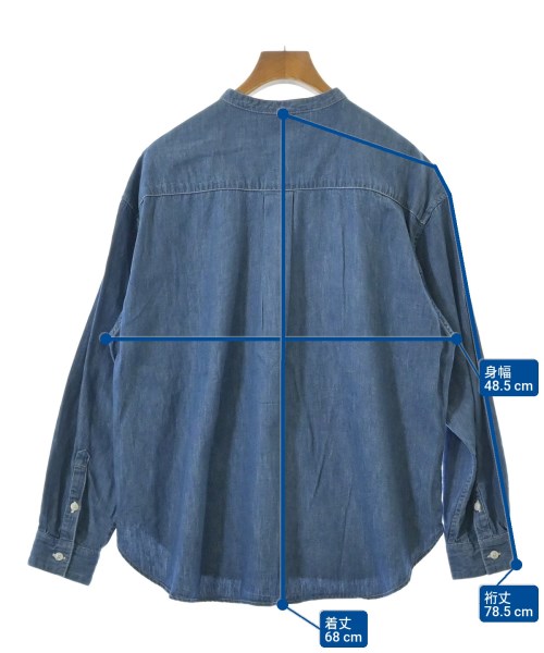 UNITED ARROWS（ユナイテッドアローズ）カジュアルシャツ 青 サイズ:F レディース/2200690262100