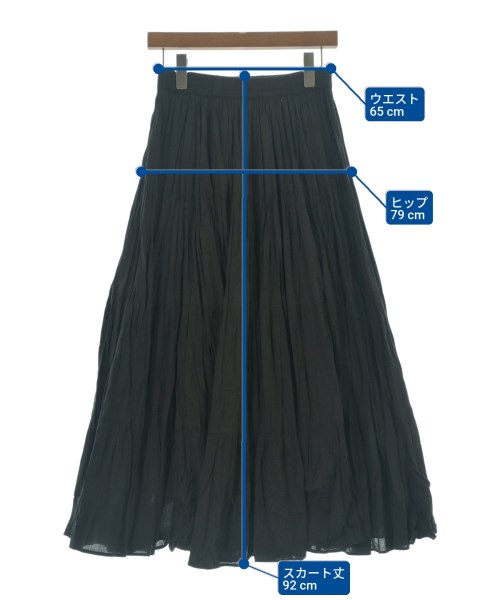 UNITED ARROWS（ユナイテッドアローズ）ロング・マキシ丈スカート 黒 サイズ:38(M位) レディース/2200688630058
