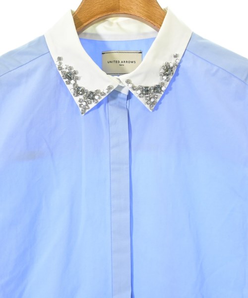 UNITED ARROWS（ユナイテッドアローズ）ブラウス 青 サイズ:38(M位) レディース/2200689187056