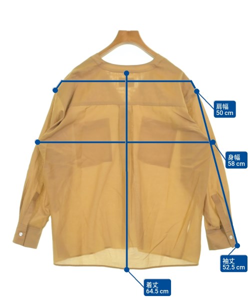 UNITED ARROWS（ユナイテッドアローズ）カジュアルシャツ 茶 サイズ:F レディース/2200693585022