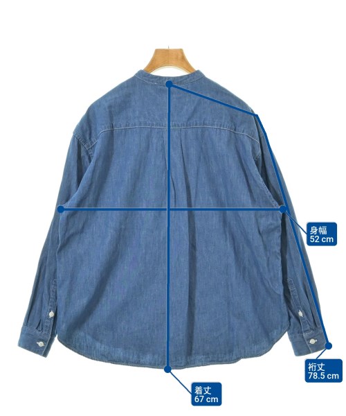 UNITED ARROWS（ユナイテッドアローズ）カジュアルシャツ 青 サイズ:F レディース/2200697004024