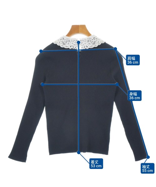 UNITED ARROWS（ユナイテッドアローズ）ニット・セーター 紺 サイズ:-(M位) レディース/2200692745069