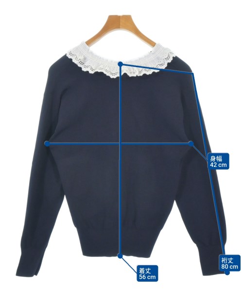 UNITED ARROWS（ユナイテッドアローズ）ニット・セーター 紺 サイズ:-(M位) レディース/2200693824060