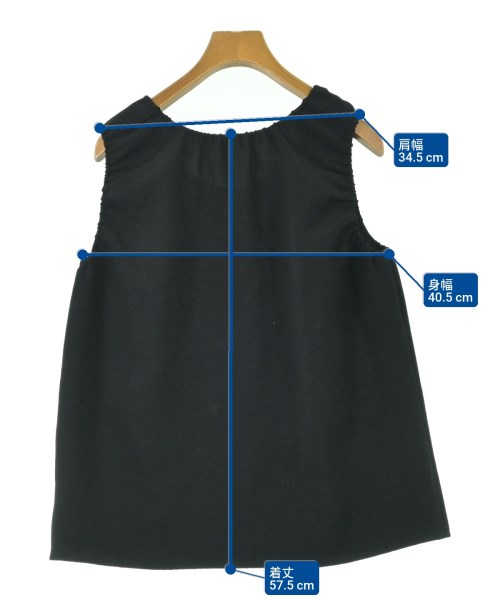 UNITED ARROWS（ユナイテッドアローズ）ノースリーブ 黒 サイズ:F レディース/2200697546050