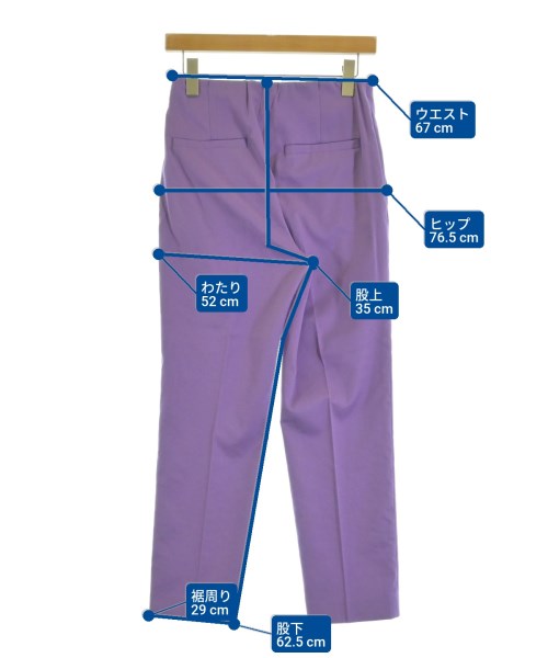UNITED ARROWS（ユナイテッドアローズ）スラックス 紫 サイズ:38(M位) レディース/2200697802026