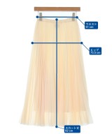 UNITED ARROWS（ユナイテッドアローズ）ロング・マキシ丈スカート 黄 サイズ:38(M位) レディース/2200691235035
