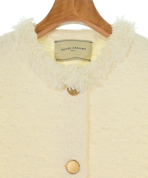 UNITED ARROWS（ユナイテッドアローズ）ノーカラージャケット 白 サイズ:38(M位) レディース/2200694144075