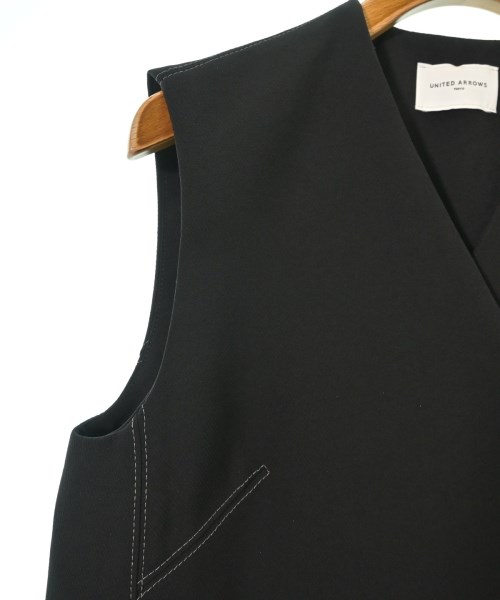 UNITED ARROWS（ユナイテッドアローズ）ベスト 黒 サイズ:-(L位) レディース/2200697393012