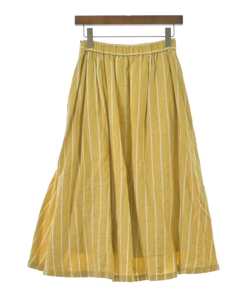 UNITED ARROWS（ユナイテッドアローズ）ロング・マキシ丈スカート 黄 サイズ:38(M位) レディース/2200698497030