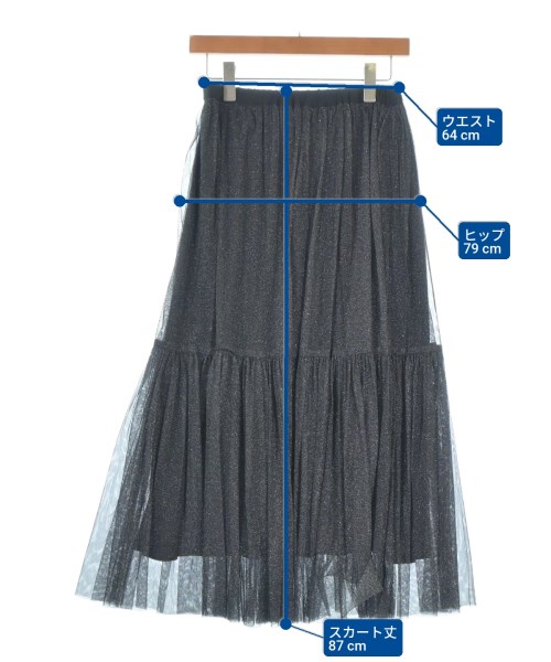 UNITED ARROWS（ユナイテッドアローズ）ロング・マキシ丈スカート 黒 サイズ:-(S位) レディース/2200693731177