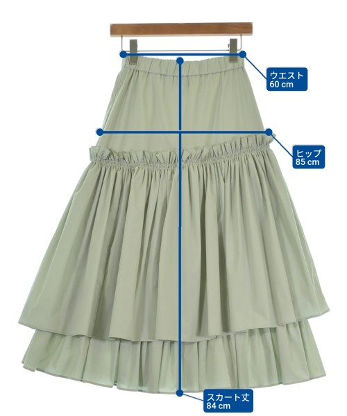 UNITED ARROWS（ユナイテッドアローズ）ロング・マキシ丈スカート カーキ サイズ:36(S位) レディース/2200698653023