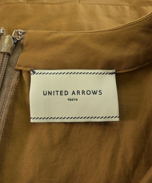 UNITED ARROWS（ユナイテッドアローズ）ワンピース 茶 サイズ:38(M位) レディース/2200688636036