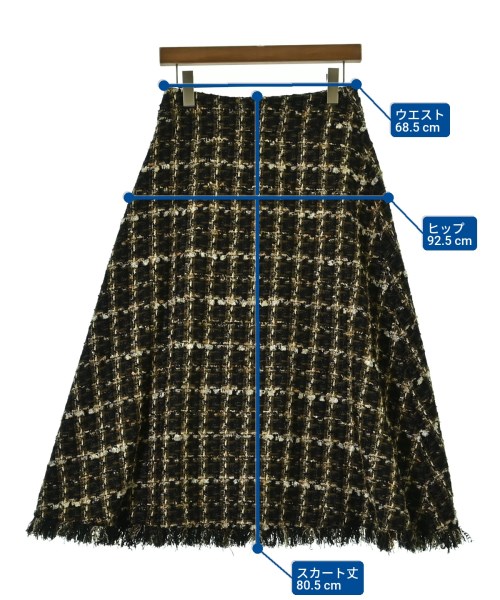 UNITED ARROWS（ユナイテッドアローズ）ロング・マキシ丈スカート 黒 サイズ:38(M位) レディース/2200693373315
