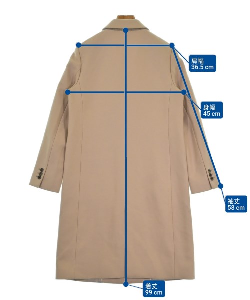 UNITED ARROWS（ユナイテッドアローズ）チェスターコート ピンク サイズ:38(M位) レディース/2200695841140