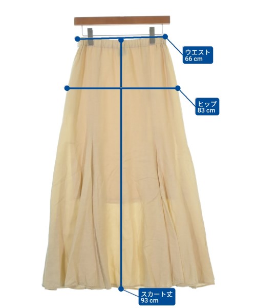 UNITED ARROWS（ユナイテッドアローズ）ロング・マキシ丈スカート ベージュ サイズ:40(M位) レディース/2200698981089