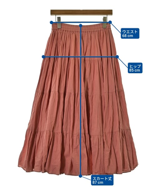 UNITED ARROWS（ユナイテッドアローズ）ロング・マキシ丈スカート ピンク サイズ:36(S位) レディース/2200694343010