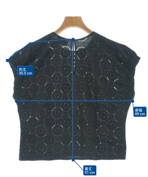 UNITED ARROWS（ユナイテッドアローズ）ブラウス 黒 サイズ:F レディース/2200699112079
